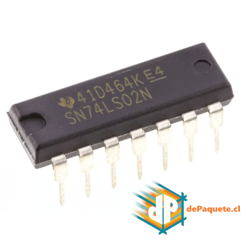 Compuerta Lógica NOR cuádruple SN74LS02N DIP14 Compuerta Lógica NOR cuádruple SN74LS02N DIP14